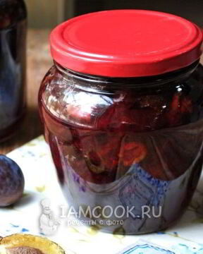 Варенье из слив с грецкими орехами