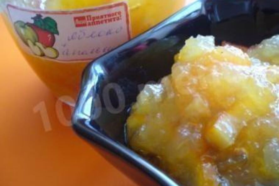 Рецепт янтарного варенья из яблок с апельсинами