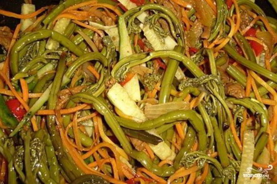 Рецепт заготовки папоротника на зиму