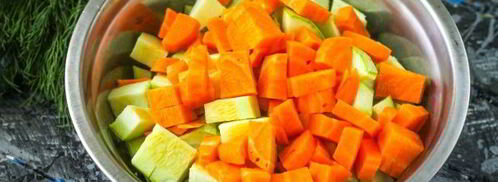 заморозка для кабачковой икры на зиму. Шаг 8