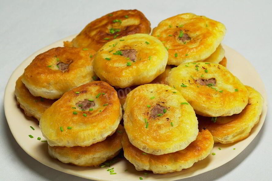 Рецепт беляшей из теста на опаре