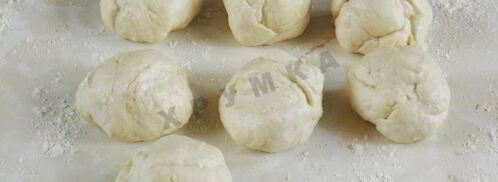 беляши с сухими дрожжами на воде. Шаг 11