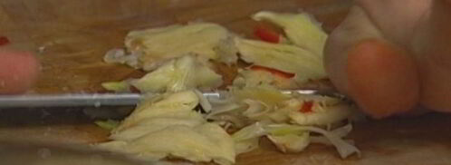 брускетта из цукини со шпинатом. Шаг 4