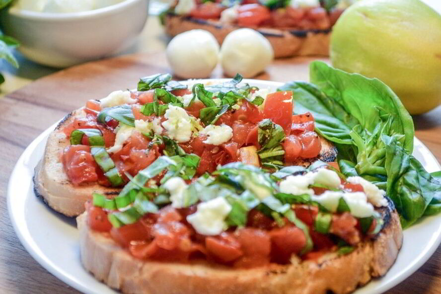 Рецепт брускетты капрезе