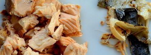 брускетта с горбушей и фасолью. Шаг 3