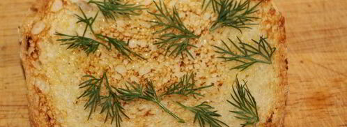 брускетта с крабом и авокадо. Шаг 5