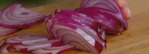 брускетта с красной фасолью и сладким перцем. Шаг 4