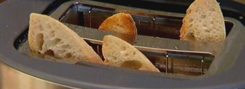 брускетта с красной фасолью и сладким перцем. Шаг 7