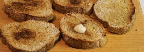 брускетта с помидорами и чесноком. Шаг 5