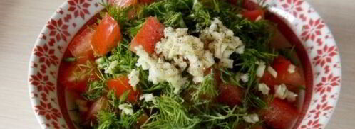 брускетта с помидорами и сыром. Шаг 7