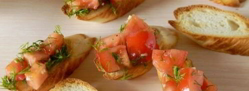 брускетта с помидорами и сыром. Шаг 9