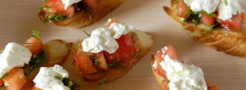 брускетта с помидорами и сыром. Шаг 10