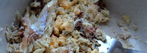 брускетта с рыбой и свеклой. Шаг 4