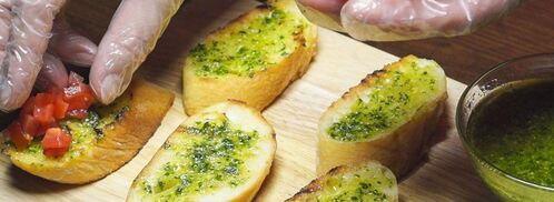 брускетта с сыром. Шаг 6