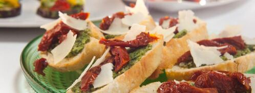 брускетта с вялеными томатами. Шаг 4