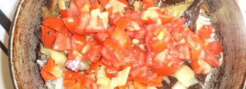 брускетта с запеченными овощами. Шаг 4