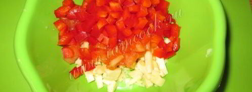 горячий бутерброд брускетта. Шаг 5