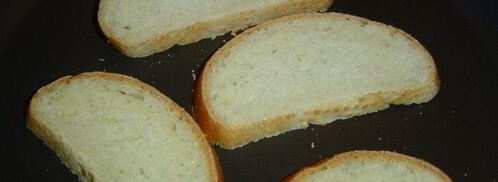 зеленая брускетта с креветками. Шаг 4