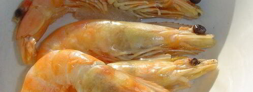 зеленая брускетта с креветками. Шаг 6