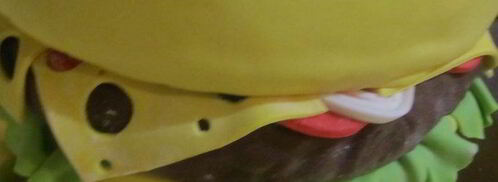 бисквитный торт гамбургер. Шаг 45