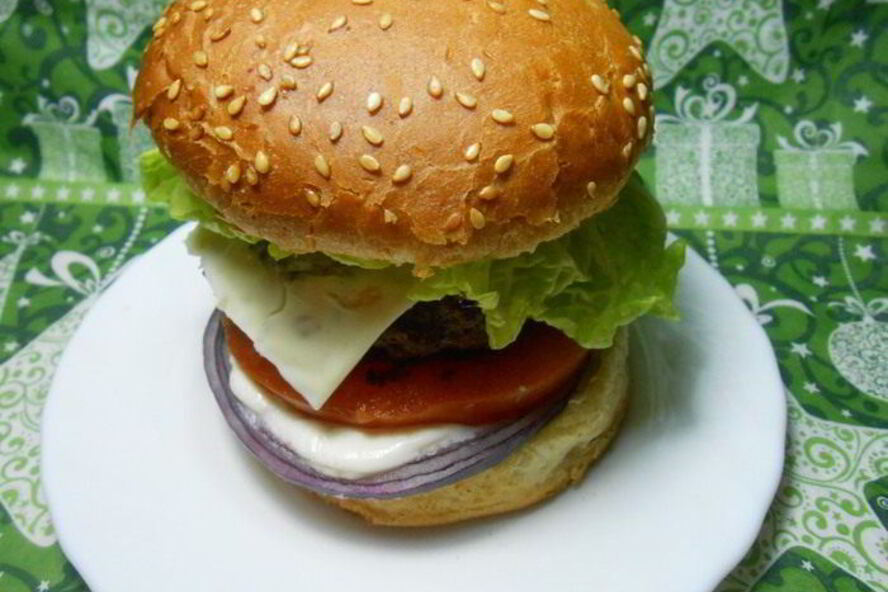 Рецепт большого чизгамбургера