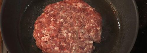 бургер из говядины с картофелем пай. Шаг 7