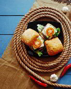 Бургер из мраморной говядины в чиабатте