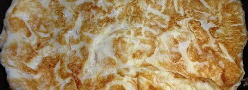 бургер с курицей, омлетом и огурцом. Шаг 4