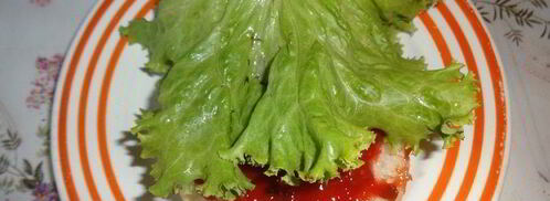 бургер с курицей, омлетом и огурцом. Шаг 7