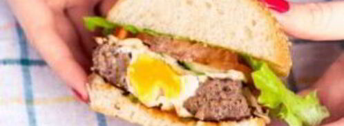 бургер с яйцом. Шаг 6