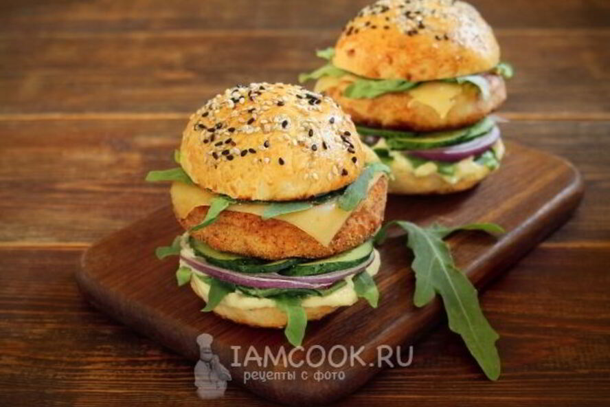 Рецепт котлеты для фишбургера