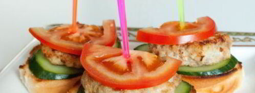 мини-бургеры из курицы с соусом айоли. Шаг 9