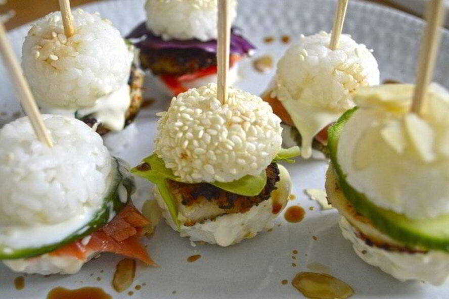 Рецепт мини суши-бургеры