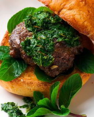 Мятный бургер из баранины