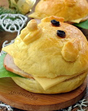 Новогодний бургер