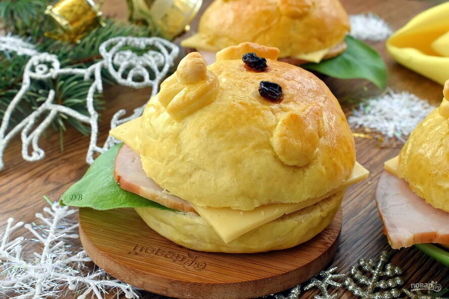 Рецепт новогоднего бургера