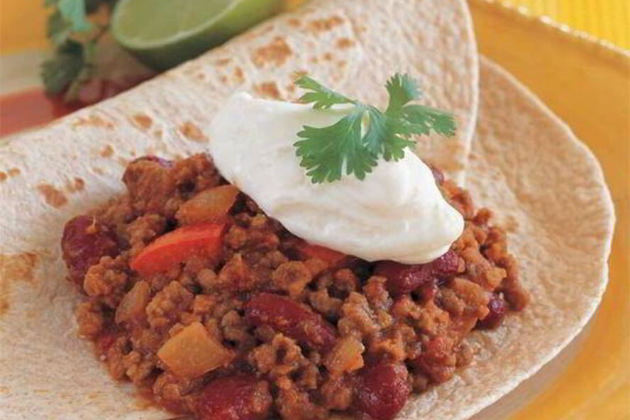 Рецепт ароматного буритоса с помидорами