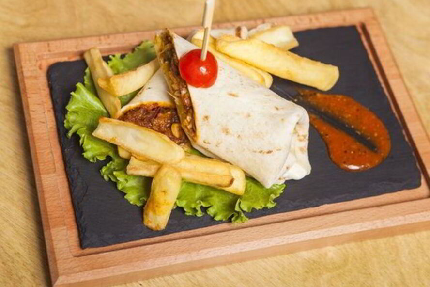 Рецепт буррито с фаршем и грибами