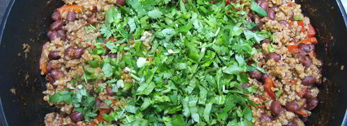 буррито с фаршем и красной фасолью. Шаг 10