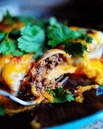 Буррито с говядиной и фасолью