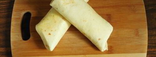 буррито с курицей и фасолью. Шаг 11