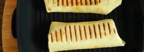 буррито с курицей и фасолью. Шаг 12