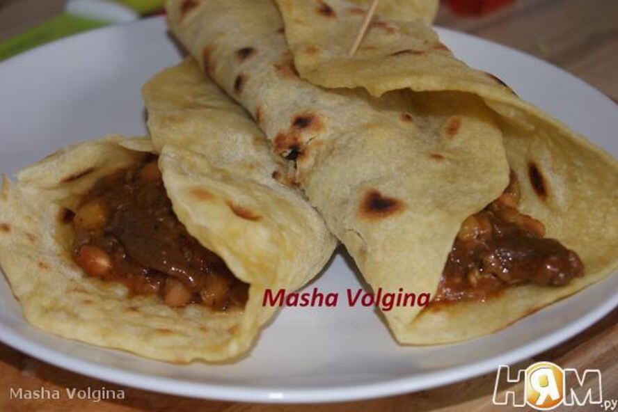 Рецепт буррито с телятиной