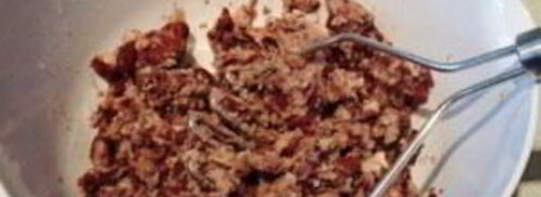 буррито с ветчиной и сыром. Шаг 7