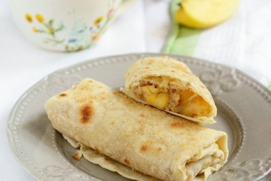 Рецепт буррито с яблоками