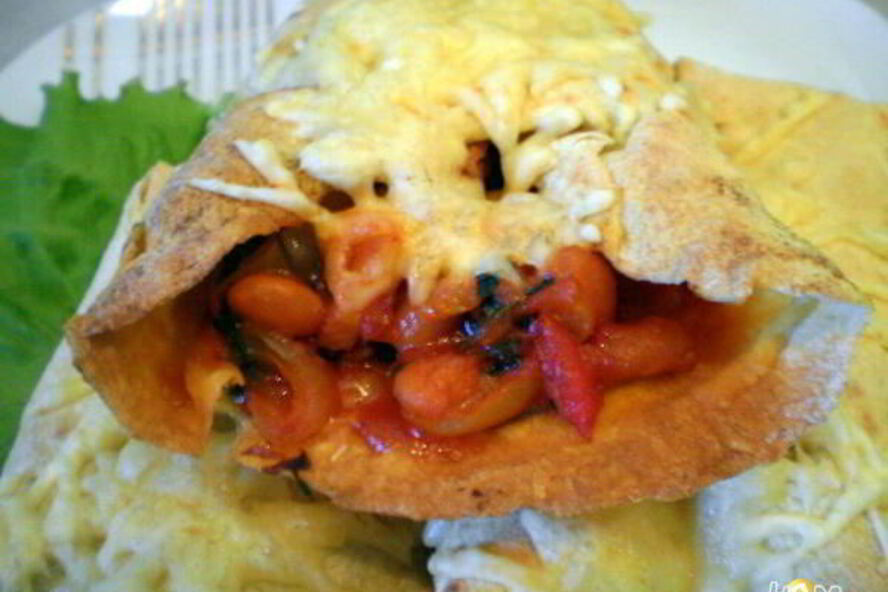 Рецепт буррито в тортилье из кукурузной муки