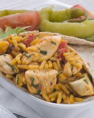 Бурритос с курицей