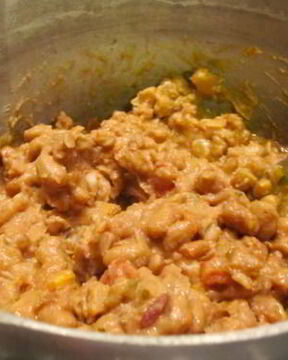 Фасолевая начинка для буррито