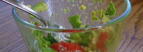 бутерброд с крабами и авокадо. Шаг 4