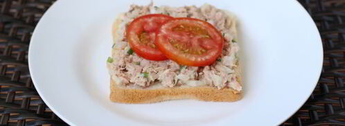 бутерброд с тунцом. Шаг 6